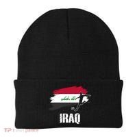 Iraq Football Team Player Flag Beanie thumb 0