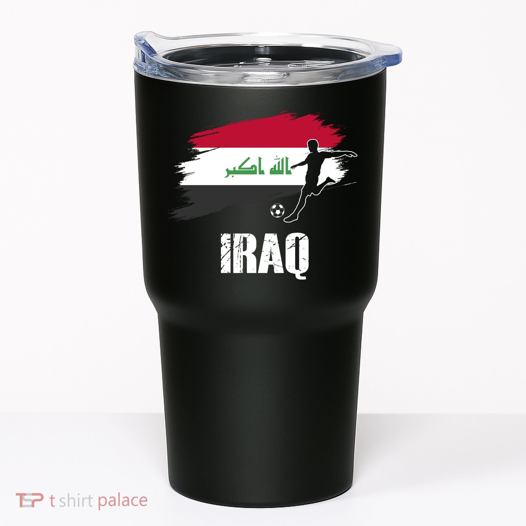Iraq Football Team Player Flag Tumbler