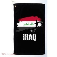 Iraq Football Team Player Flag Golf Towel thumb 0