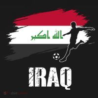 Iraq Football Team Player Flag Visor thumb 3