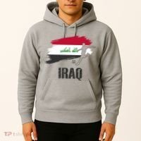 Iraq Football Team Player Flag Hoodie thumb 2