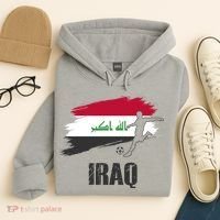 Iraq Football Team Player Flag Hoodie thumb 4