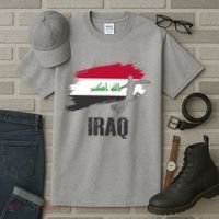 Iraq Football Team Player Flag Tall T-Shirt thumb 3