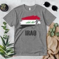 Iraq Football Team Player Flag Premium T-Shirt thumb 2