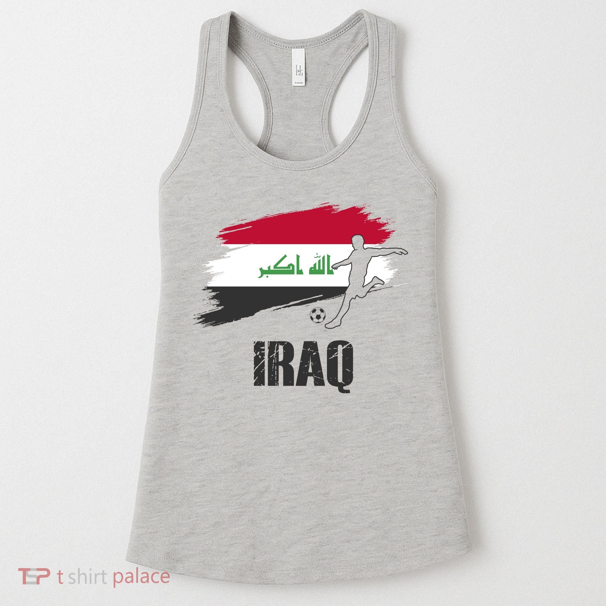 Iraq Football Team Player Flag Women's Tank Top