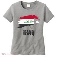 Iraq Football Team Player Flag Women's T-Shirt thumb 0