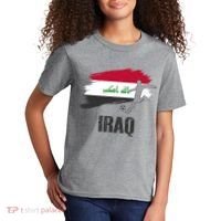 Iraq Football Team Player Flag Kids T-Shirt thumb 2