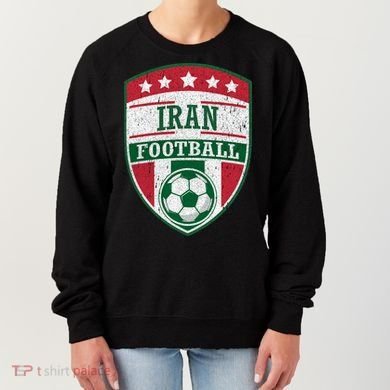 Iran Football Team Crest Soccer Badge Shield Women's Sweatshirt
