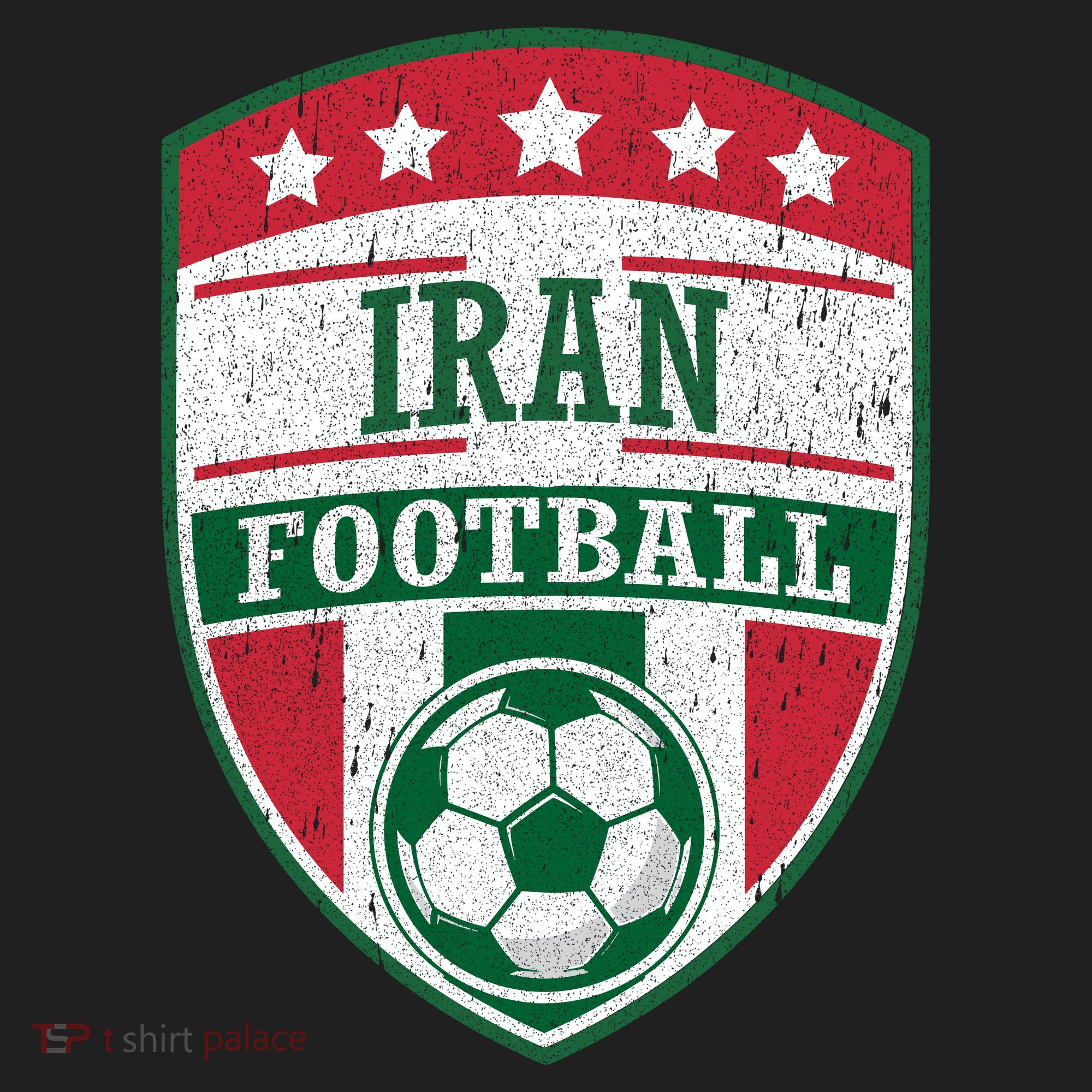 Iran Football Team Crest Soccer Badge Shield Women's Sweatshirt