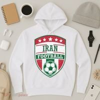 Iran Football Team Crest Soccer Badge Shield Hoodie thumb 3