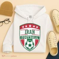 Iran Football Team Crest Soccer Badge Shield Hoodie thumb 4