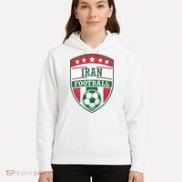 Iran Football Team Crest Soccer Badge Shield Hoodie thumb 5
