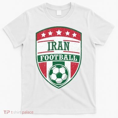 Iran Football Team Crest Soccer Badge Shield T-Shirt