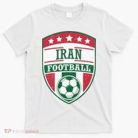Iran Football Team Crest Soccer Badge Shield T-Shirt thumb 0