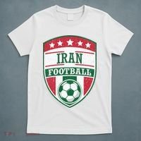 Iran Football Team Crest Soccer Badge Shield T-Shirt thumb 5