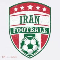 Iran Football Team Crest Soccer Badge Shield T-Shirt thumb 7
