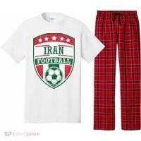 Iran Football Team Crest Soccer Badge Shield Pajama Set thumb 0
