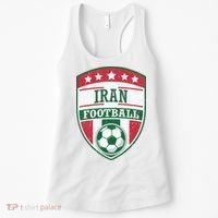 Iran Football Team Crest Soccer Badge Shield Women's Tank Top thumb 0