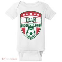 Iran Football Team Crest Soccer Badge Shield Baby Bodysuit thumb 0