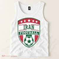 Iran Football Team Crest Soccer Badge Shield Tank Top thumb 2