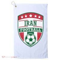 Iran Football Team Crest Soccer Badge Shield Golf Towel thumb 0