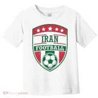 Iran Football Team Crest Soccer Badge Shield Toddler T-Shirt thumb 0