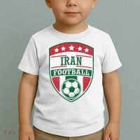 Iran Football Team Crest Soccer Badge Shield Toddler T-Shirt thumb 2