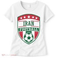 Iran Football Team Crest Soccer Badge Shield Women's T-Shirt thumb 0