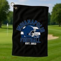 Indianapolis Football Team Supporter Golf Towel thumb 1