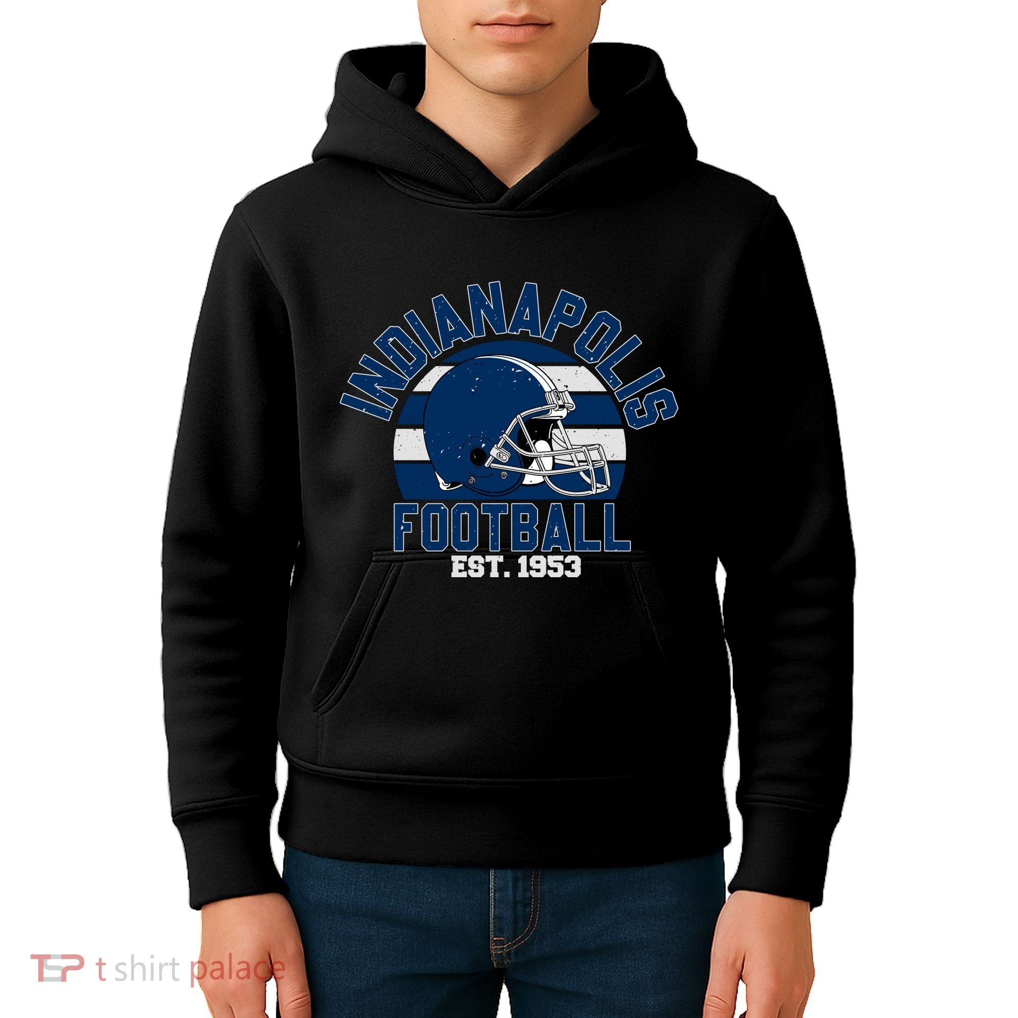 Indianapolis Football Team Supporter Kids Hoodie