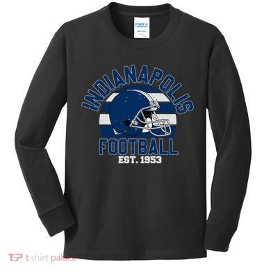 Indianapolis Football Team Supporter Kids Long Sleeve Shirt