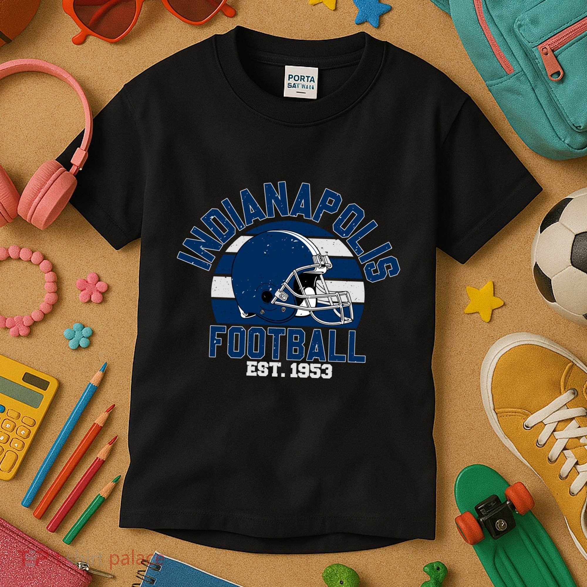 Indianapolis Football Team Supporter Kids T-Shirt