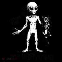 I Found This It's Vibrating Funny Alien Cat Coffee Mug thumb 5