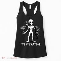 I Found This It's Vibrating Funny Alien Cat Women's Tank Top thumb 0