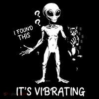 I Found This It's Vibrating Funny Alien Cat Toddler T-Shirt thumb 4