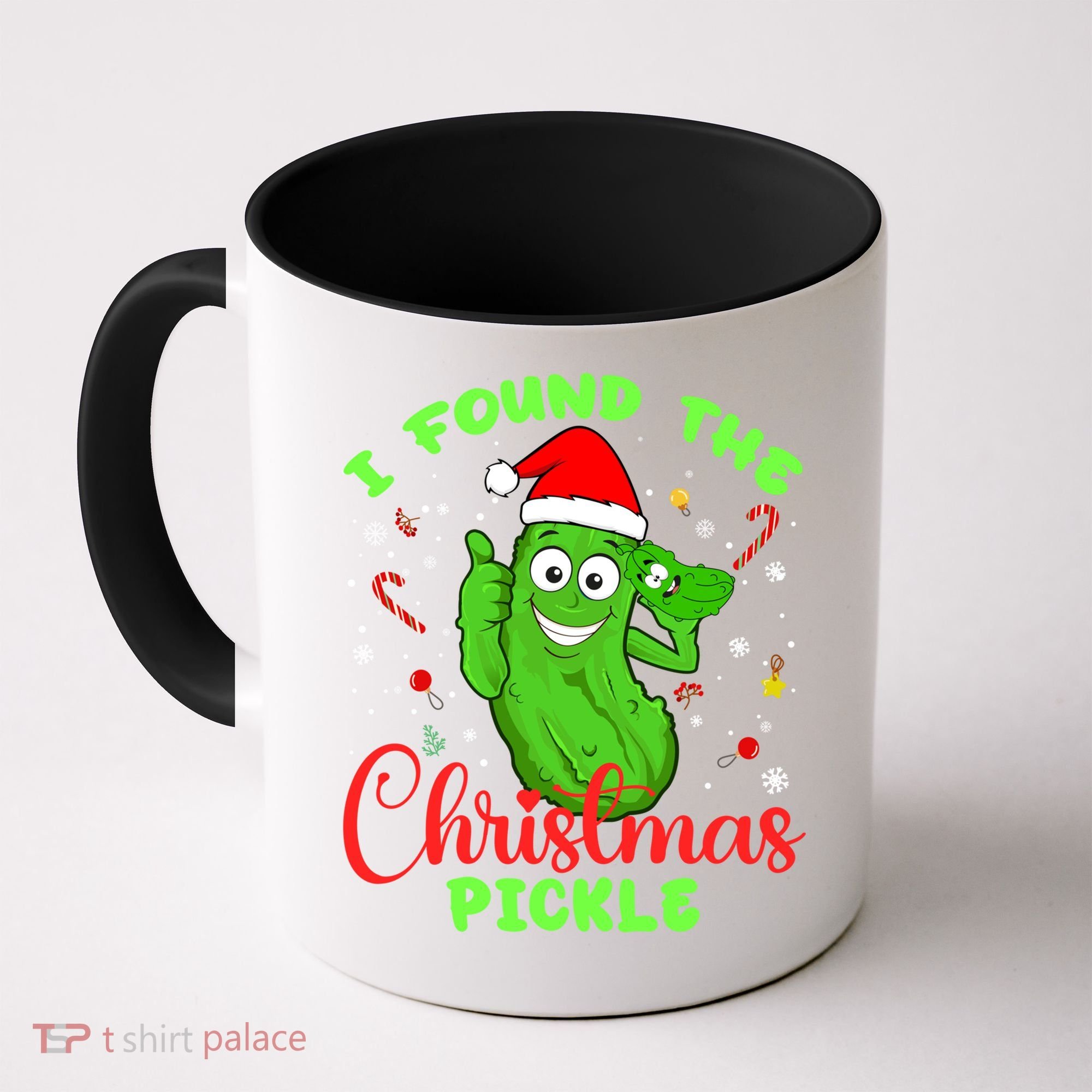 I Found The Christmas Pickle Funny Xmas Party Gift Coffee Mug