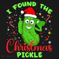 I Found The Christmas Pickle Funny Xmas Party Gift Women's Hoodie thumb 2