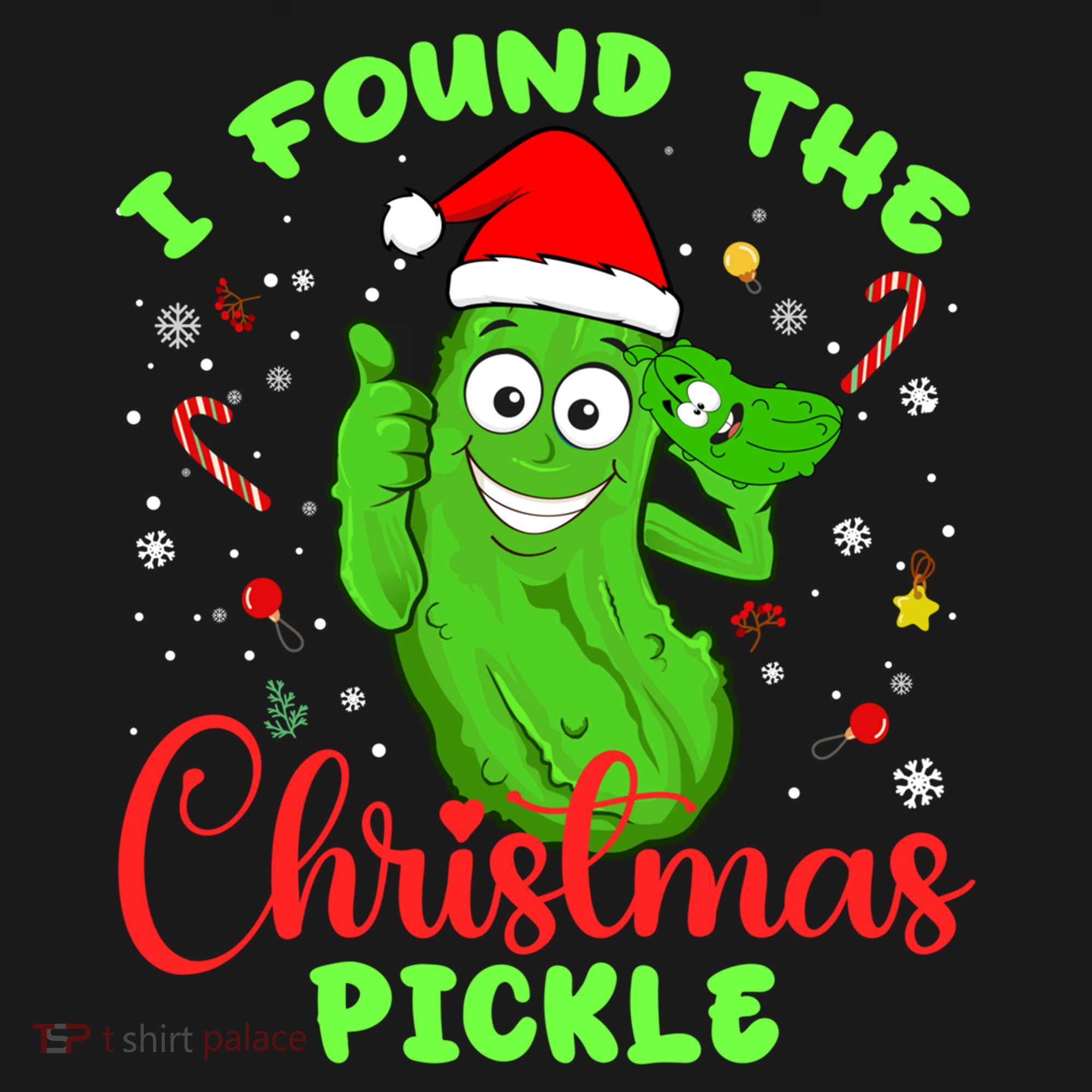 I Found The Christmas Pickle Funny Xmas Party Gift Women's Hoodie