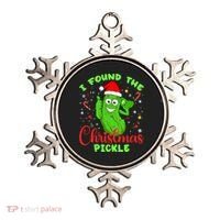 I Found The Christmas Pickle Funny Xmas Party Gift Ornament thumb 0