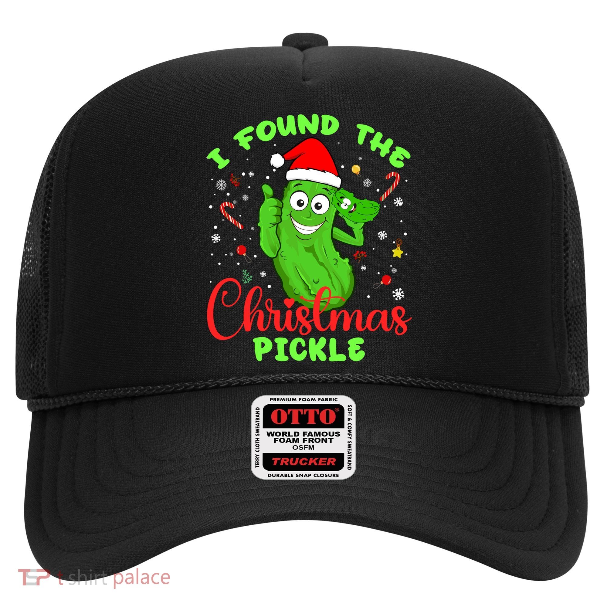 I Found The Christmas Pickle Funny Xmas Party Gift Hat