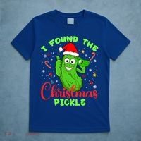 I Found The Christmas Pickle Funny Xmas Party Gift T-Shirt thumb 5
