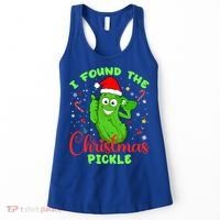 I Found The Christmas Pickle Funny Xmas Party Gift Women's Tank Top thumb 0