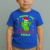 I Found The Christmas Pickle Funny Xmas Party Gift Toddler T-Shirt thumb 2