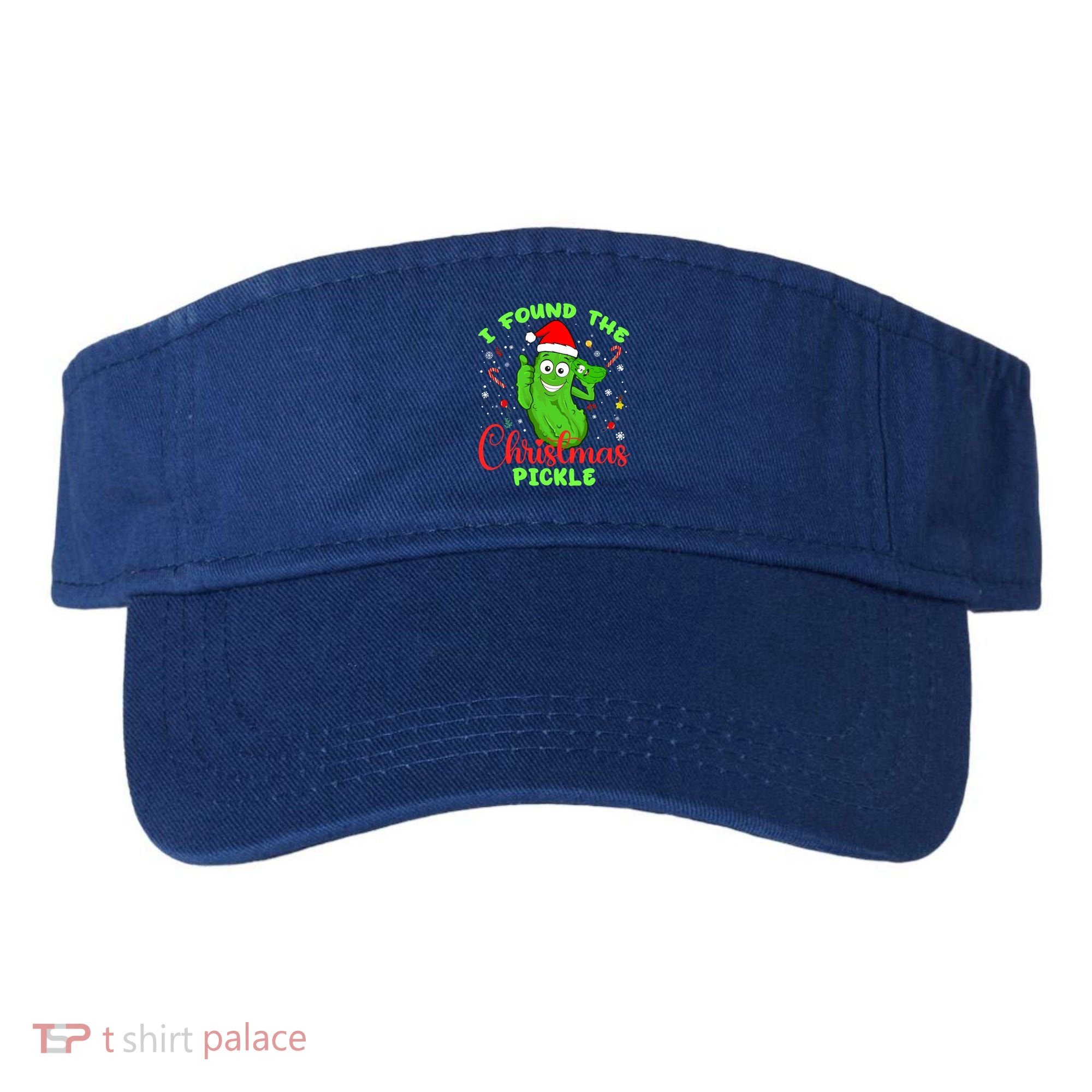 I Found The Christmas Pickle Funny Xmas Party Gift Visor