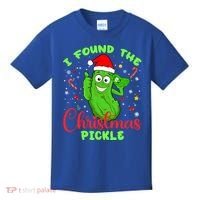 I Found The Christmas Pickle Funny Xmas Party Gift Kids T-Shirt thumb 0