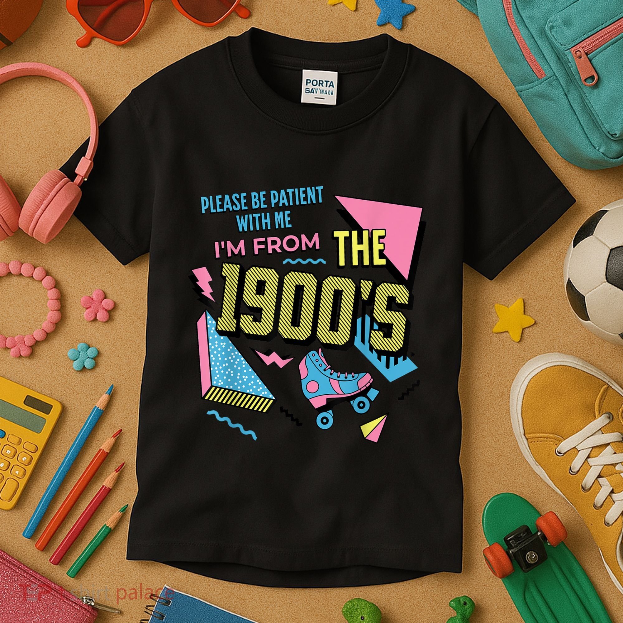 Im From The 1900s Please Be Patient With Me Gift Kids T-Shirt
