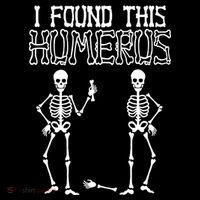 I Found This Humerus Funny Skeleton Bucket Hat thumb 4