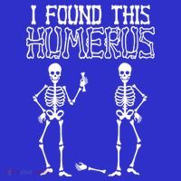 I Found This Humerus Funny Skeleton Apron thumb 3