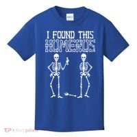 I Found This Humerus Funny Skeleton Kids T-Shirt thumb 0