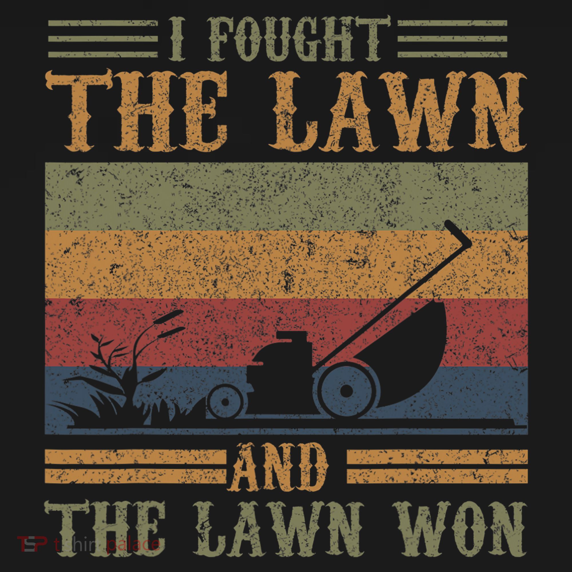 I fought the lawn and the lawn won Baby Bodysuit